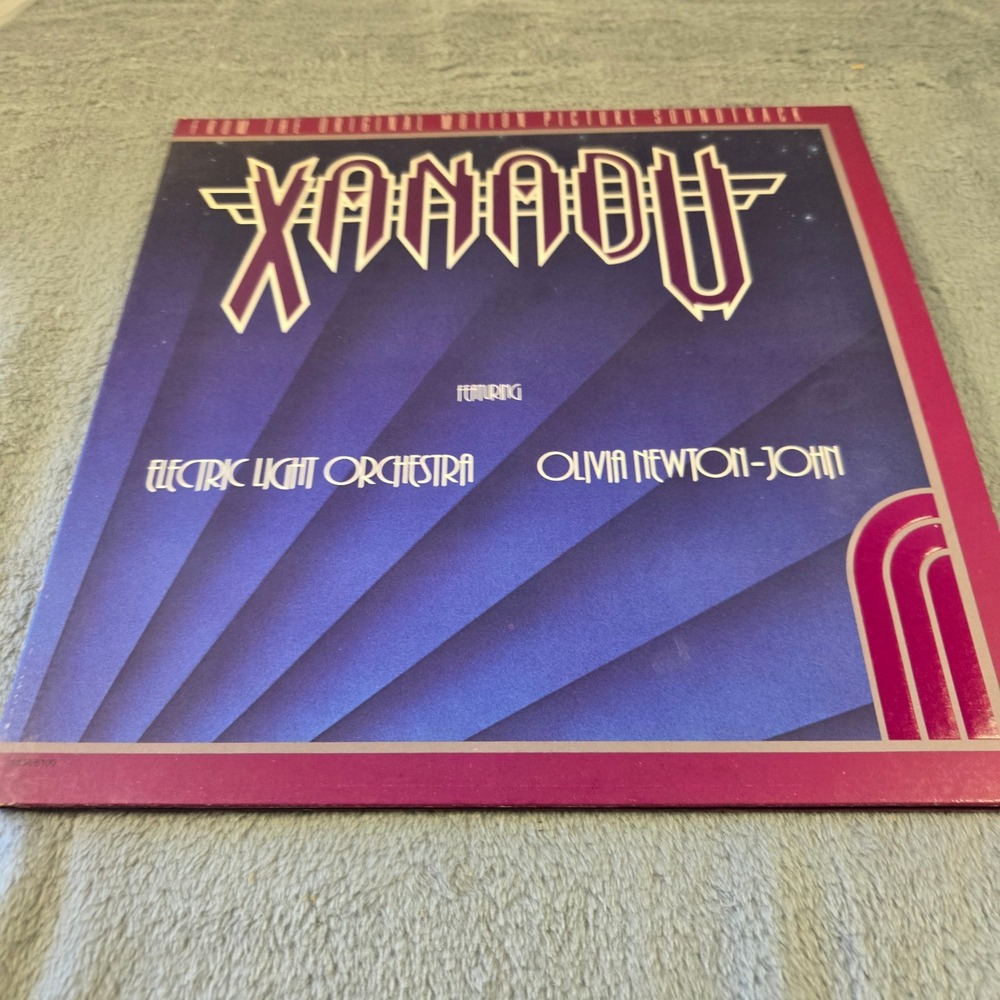 Xanadu Movie Soundtrack Vinyl LP Olivia Newton-John ELO MCA-6100 1980 Vintage